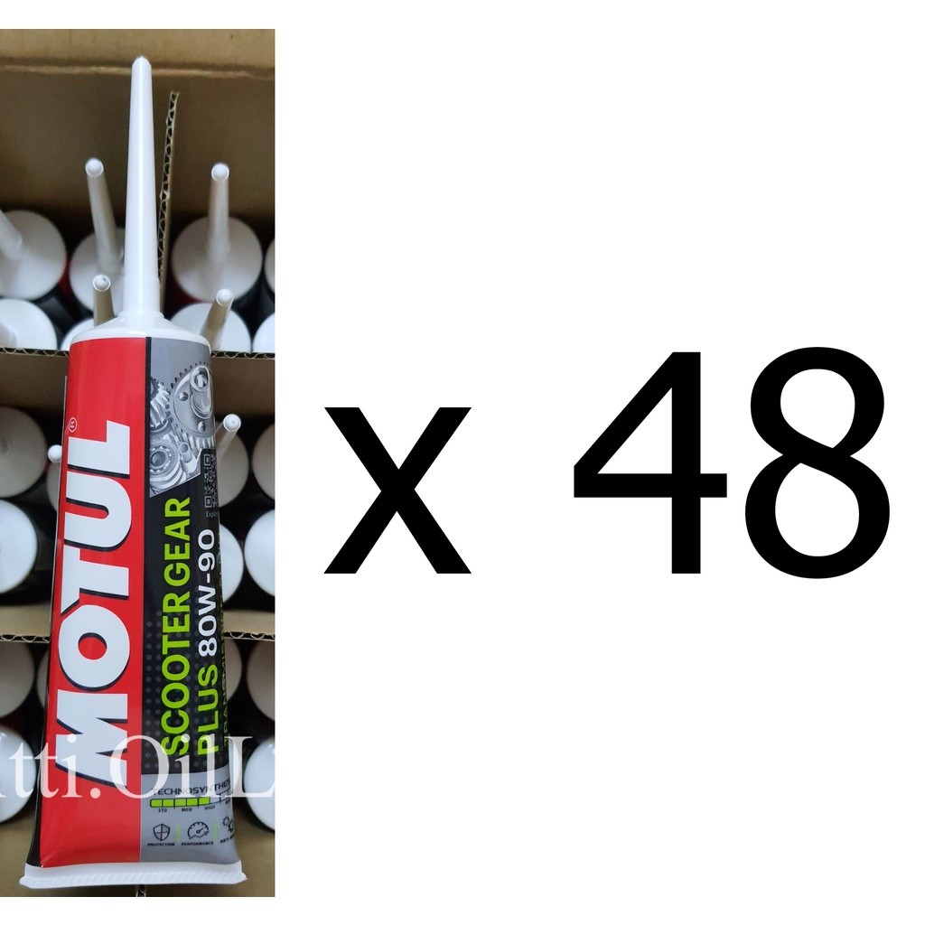 ** ยกลัง ** (120 มล. x 48) ของแท้ ** Motul ของแท้ scooter plus Technosynthese gear oil 80W90 น้ำมันเฟืองท้าย ยกลัง
