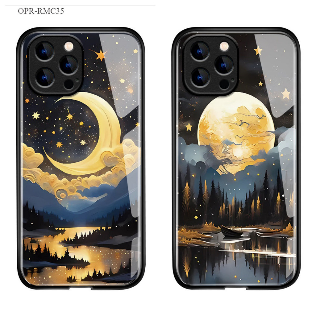 Realme 8 7 C35 C2 Pro 5G เคสเรียวมี Hard Glass Case