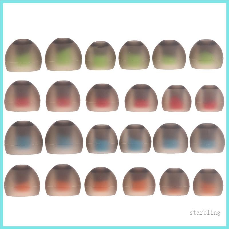 Star Silicone Replacement Ear Bud Tips เจลซิลิโคนใส ชุดหูฟังเซอร์ราวด์เสมือน