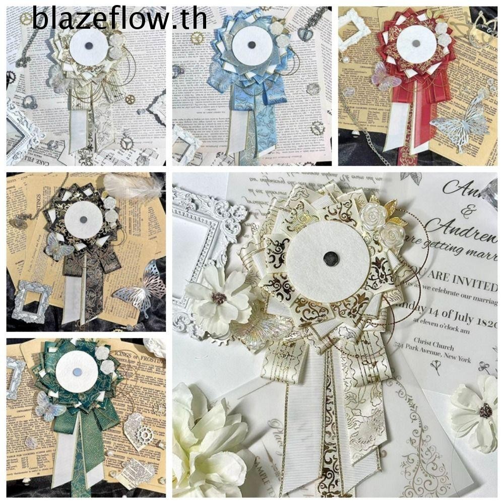 Blazeflow อะนิเมะผู้ถือป้าย,เฉียงหางริบบิ้นน้ําหนักเบา Pins ฐานแสดง, Pin Protector ดอกไม้คอสเพลย์ตกแต่งเติม Ita กระเป๋าตกแต่งถาด 55-75 มม.ป้าย
