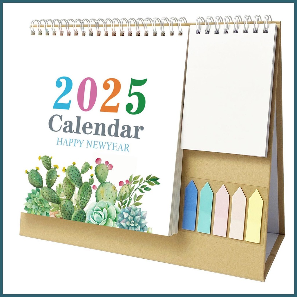 ปฏิทินตั้งโต๊ะ 2025 ใหม่ปฏิทินตั้งโต๊ะปฏิทินสํานักงานพร้อม 12 เดือนมัลติฟังก์ชั่ 2025 ปฏิทินโต๊ะขนาดใหญ่ ใบแจ้งหนี้