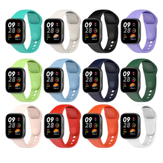 สายนาฬิกาซิลิโคน for Redmi Watch 3 Active / Redmi Watch 3 Lite / Redmi Watch 3 อุปกรณ์เสริมนาฬิกาอัจฉริยะ