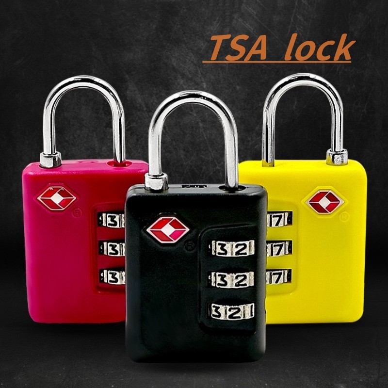 Travel TSA Lock กุญแจ มาตรฐาน ล็อคกระเป๋า กระเป๋าเดินทาง อุปกรณ์เสริมกระเป๋าเดินทาง