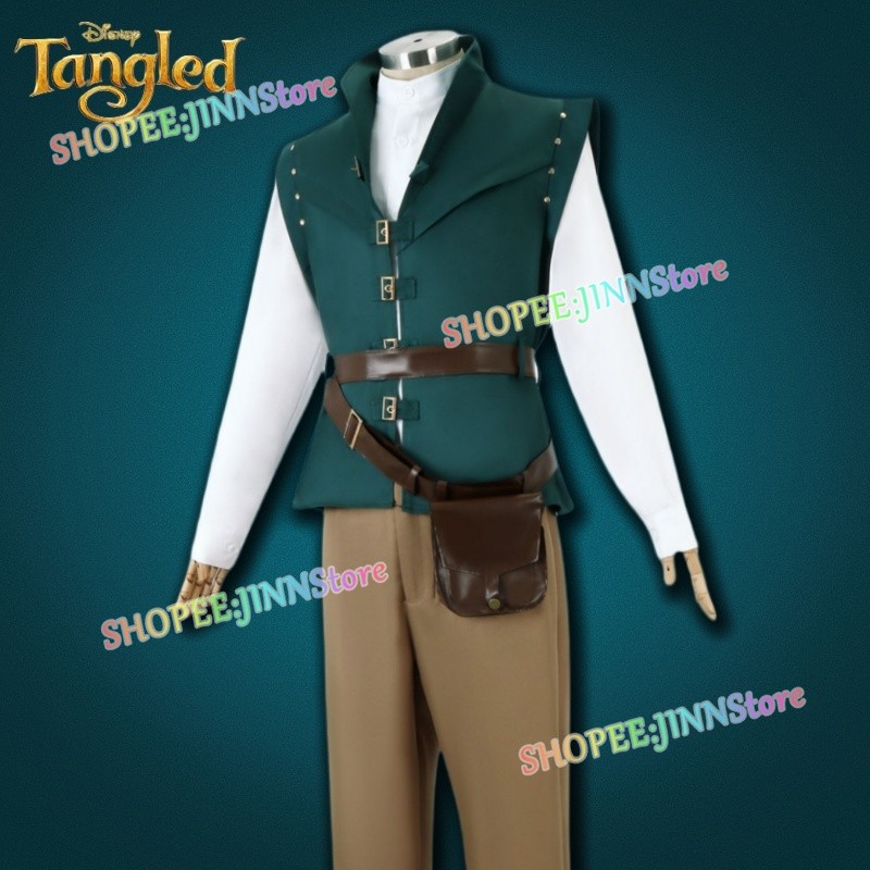 - Jinn - ผู้ใหญ่/เด็ก Rapunzel คอสเพลย์เครื่องแต่งกาย Flynn Rider ชุดอะนิเมะปาร์ตี้ฮาโลวีนเครื่องแต่งกาย - รูปที่ 4