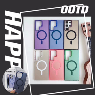 ขอบนิ่ม Magnetic Case TPU สำหรับ Samsung S24 S25 Ultra S23Ul…