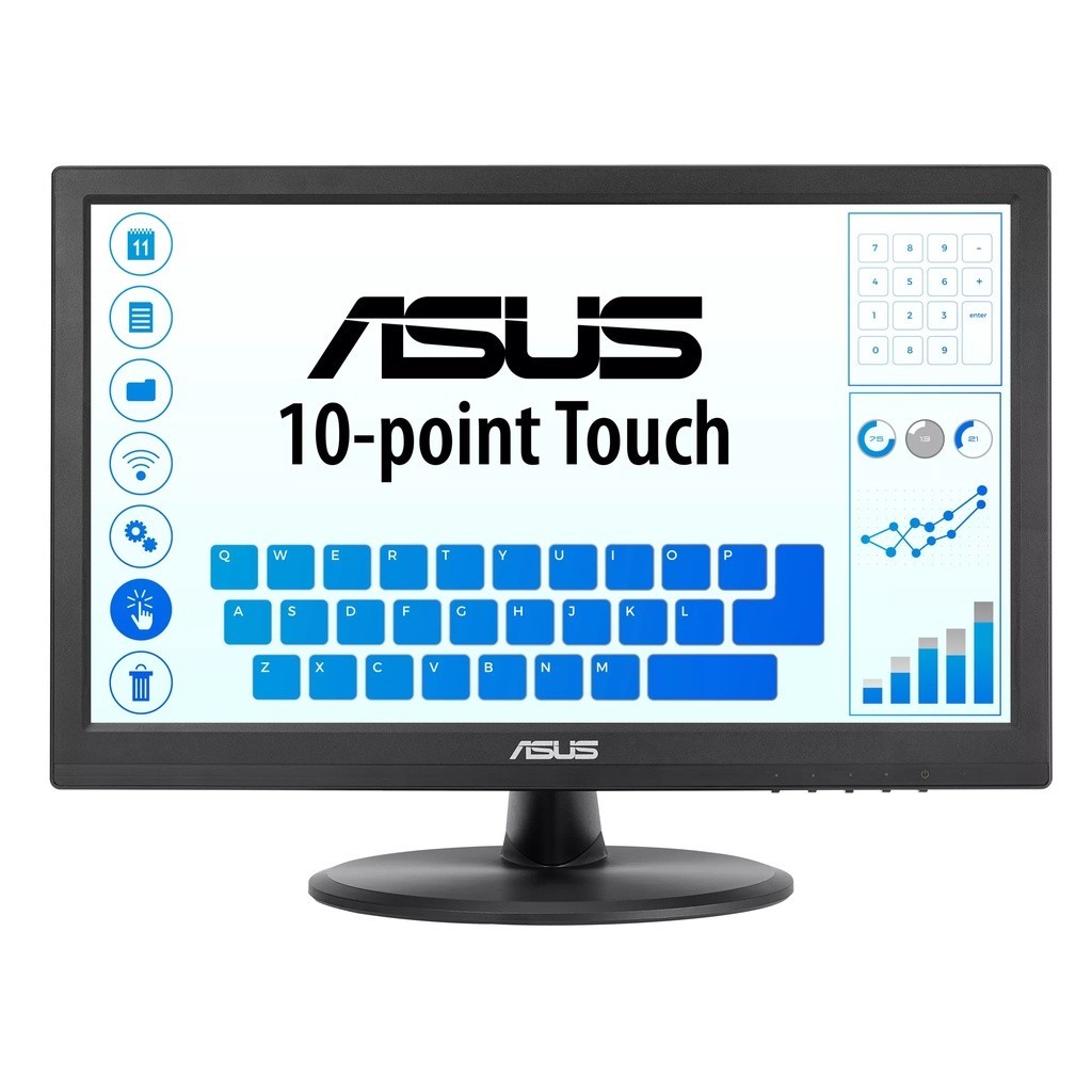 ASUS Touch Screen Monitor รุ่น VT168HR 15.6" TN (WXGA, HDMI, VGA) 60Hz ประกัน ASUS 3 ปี