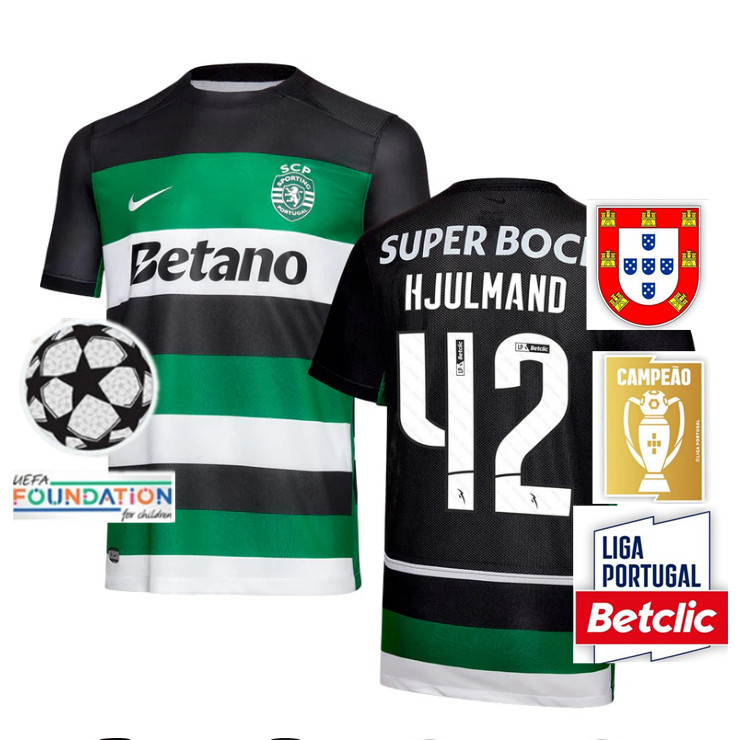 S-xxl Sporting Lisbon Home Stadium Jersey 2024/25 Mens ชุดเสื้อฟุตบอลเสื้อฟุตบอลเสื้อฟุตบอลคุณภาพสูง AAA +