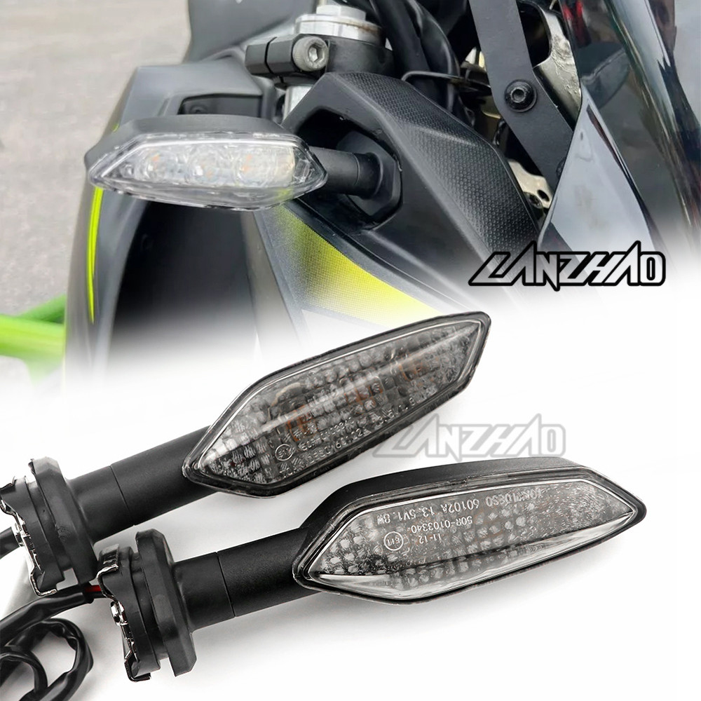 คู่สําหรับ Kawasaki Z250 300 400 650 Z300 Z400 Z650 Z900 รถจักรยานยนต์ไฟเลี้ยว LED