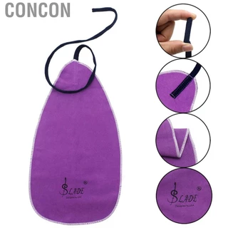 Concon ผ้าทำความสะอาดแซ็กโซโฟนแซ็กโซโฟนภายในหลอดสำหรับปี่ขลุ่ยปี่คลาริเน็ต