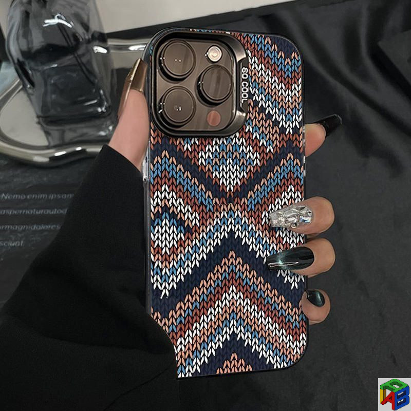 ใหม่สําหรับ Apple 16Promax เคสโทรศัพท์ 15pro/14/13 สีทอรูปแบบ X/XR 7/8Plus 11Promax บุคลิกภาพ Simple Soft case