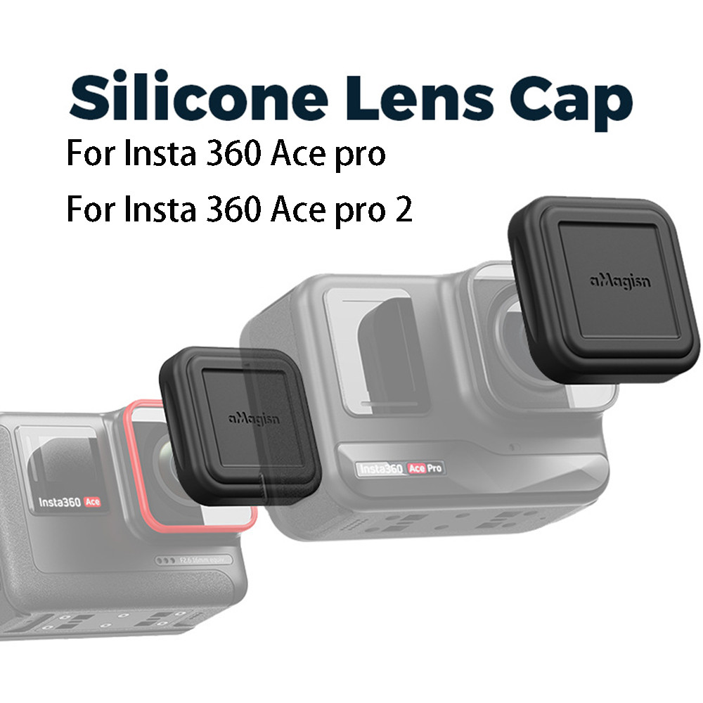 สําหรับ Insta360 Ace Pro 2 ซิลิโคนเลนส์สําหรับ Insta360 Ace Pro 2 เลนส์สําหรับ Insta360 Ace Pro / Ac