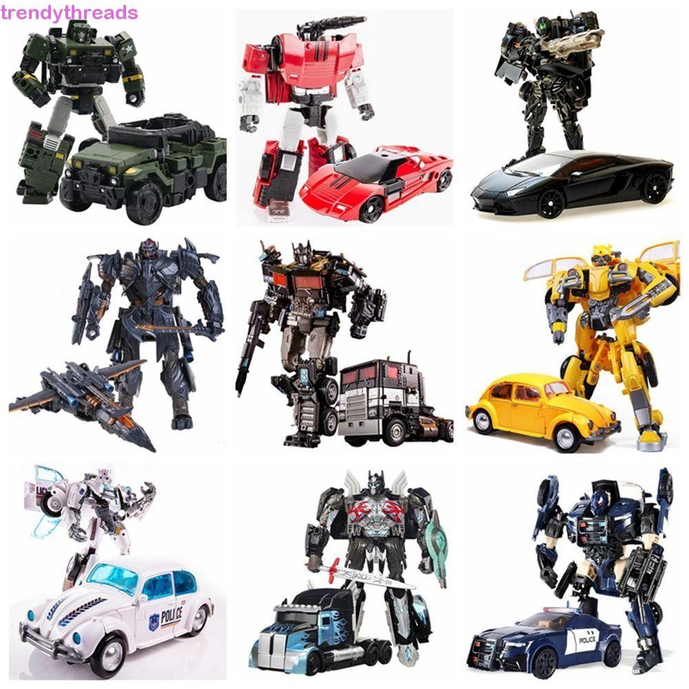 Trendythreads Transformation Action Figure, หุ่นยนต์รถของเล่นเปลี่ยนรถของเล่น, ของขวัญที่ดีที่สุดภาพยนตร์เครื่องบินของเล่นยานพาหนะคลาสสิกของเล่นเด็ก