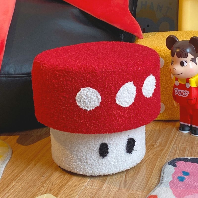 เก้าอี้เห็ด เก้าอี้เด็ก ที่นั่งการ์ตูน เก้าอี้เปลี่ยนรองเท้าที่ทางเข้า เก้าอี้น่ารัก ตกแต่งห้องนั่งเล่น - รูปที่ 3