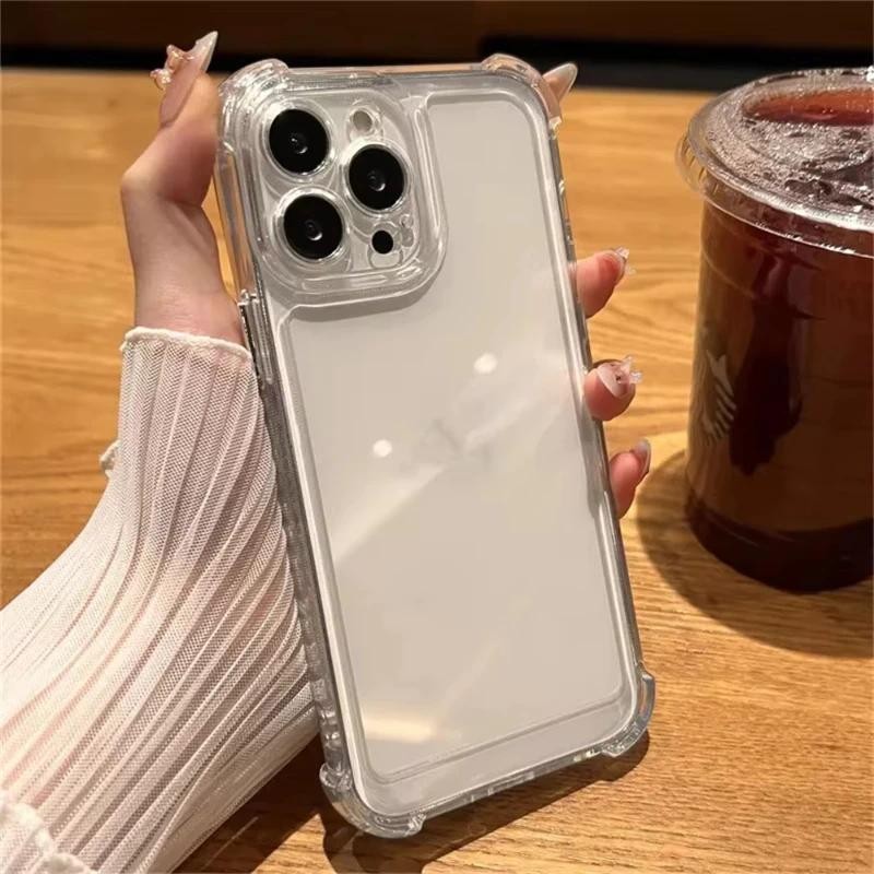 Case for Realme 5/5S/5i 7i 8z 9i C3/C3i C11 C21Y C25 C25Y C15 C12 C53 C51 C67 C20A Narzo 30A Reno โปร่งใสและกันกระแทก