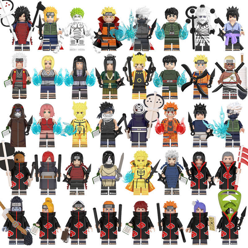 L & Y 2024 สไตล์ใหม่เข้ากันได้ Lego Building Blocks Naruto Uchiha Kansuke Sasuke ประกอบของเล่น Minifigure