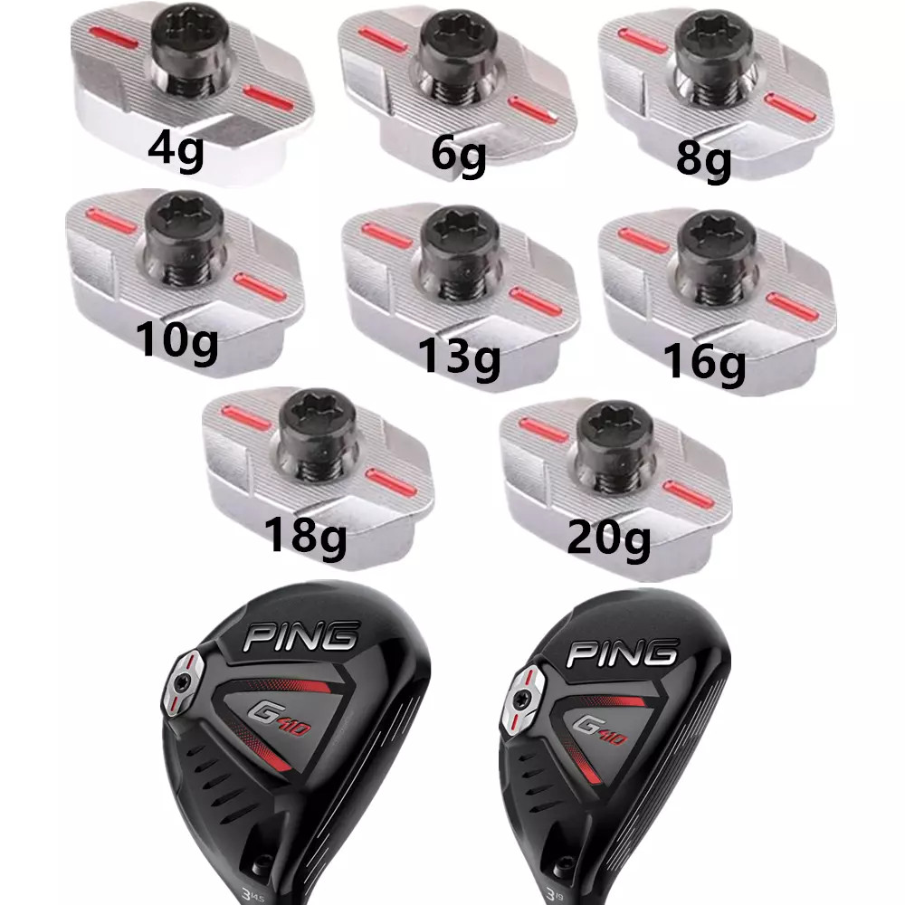1pcs Golf Weihgts ชุดทดแทน PING G410 Fairway ไม้ Hybrid Golf Club หัวน้ําหนัก 4-20g ตัวเลือก