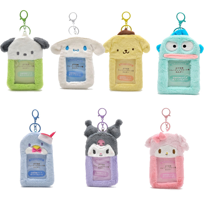 Card Case Sanrio Student Meal Card Bus Card Protective Case Kuromi Photocard Holder Cartoon Kpop Idol Card Holder