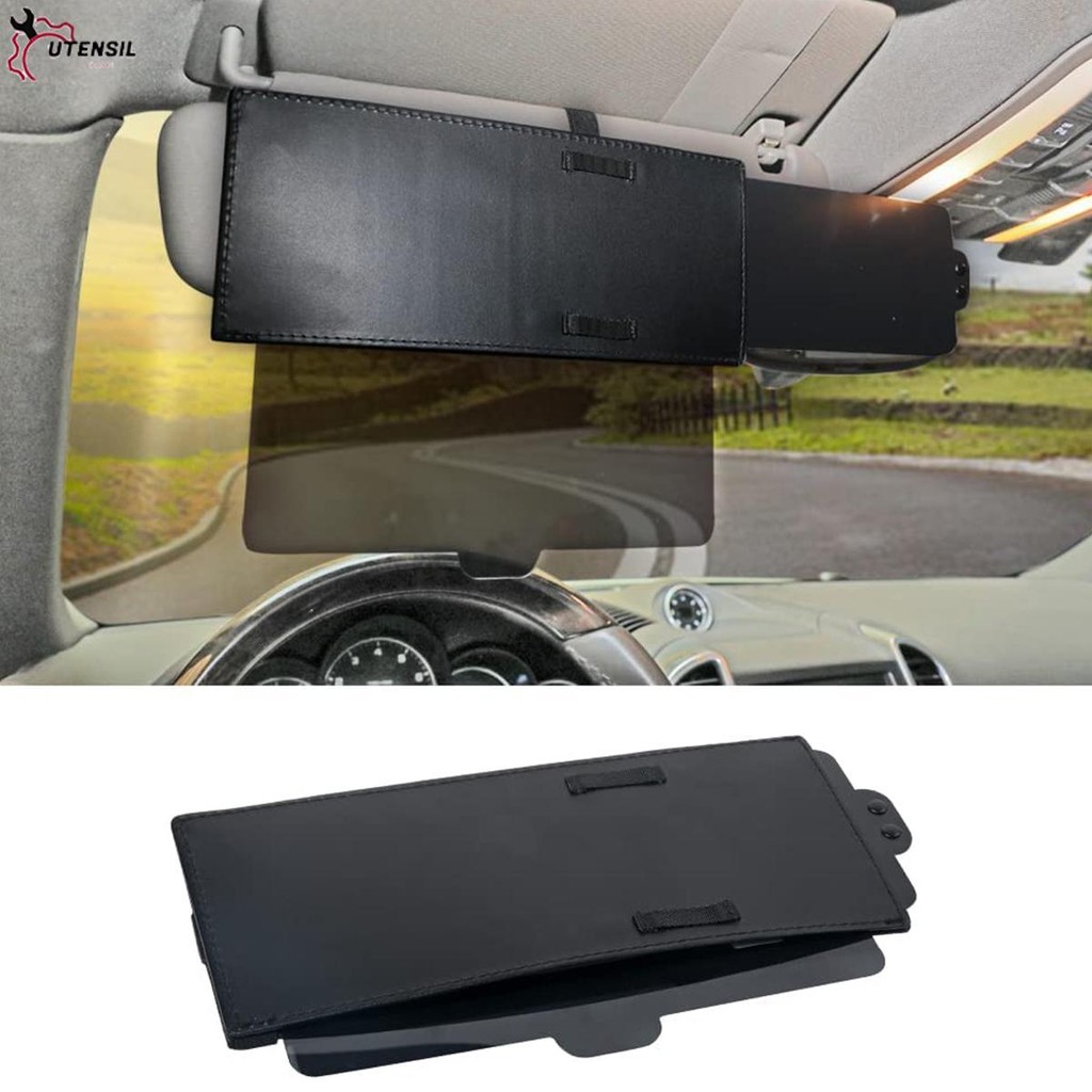 ที่บังแดดรถยนต์ รถvisor Extender Anti-Glareปรับม่านบังแดดรถยนต์Extender Universal Anti-ผลกระทบรถSun Visor Extension