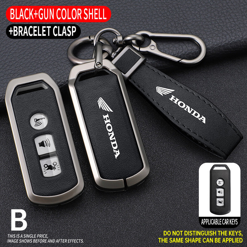 Honda Adv 150 Pcx 150 Remote Key Super Light Alloy Case Cover Adx 160 Forza350 Forza300 ฝาครอบกุญแจรถจักรยานยนต์