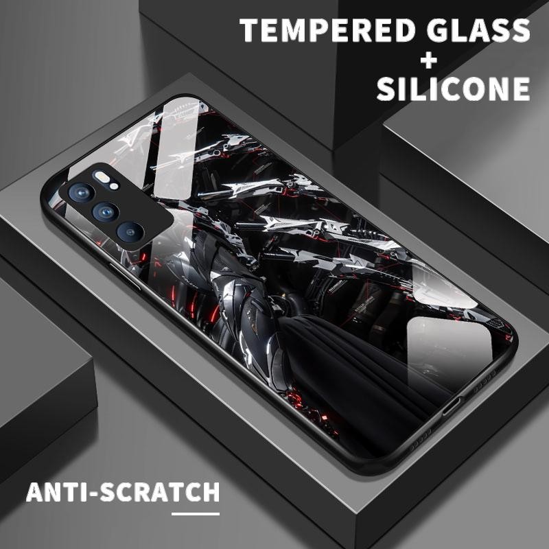 เหมาะสำหรับ OPPO Reno6 5G Reno7 Z Reno6 Lite Pro Reno8 กรณีโทรศัพท์ป้องกันการตกเคส Movies & Music Sc