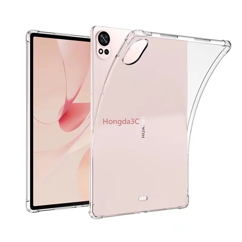 ปลอกสําหรับ Huawei MatePad SE Pro Air 11 12 12X 12.2 นิ้ว 2024 AGS6-W09 11 "สําหรับ Mate Pad 11.5" 2025 โปร่งใส Air-bags ซิลิโคน TPU ป้องกันกันกระแทกฝาครอบแท็บเล็ต