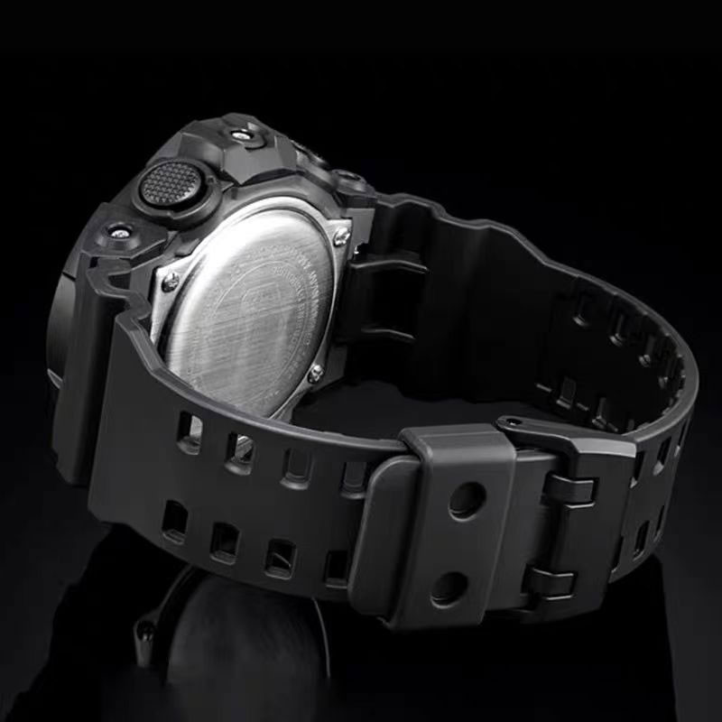 เรซิ่นนาฬิกาสําหรับ Casio G-shock GA700 GA710 GA735 สร้อยข้อมือซิลิโคนยางนาฬิกา Starp Bezel กรอบกีฬากันน้ําสีดําเข็มขัดข้อมือเครื่องมือสกรู