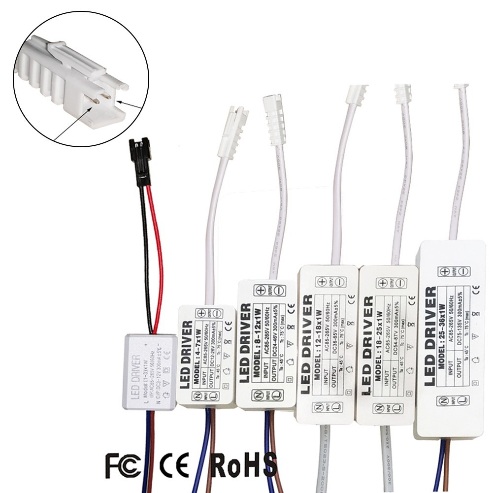Led Driver Power Supply Unit AC85-265V Lighting Transformers ไฟ LED [แบรนด์ใหม่และแฟชั่น ]