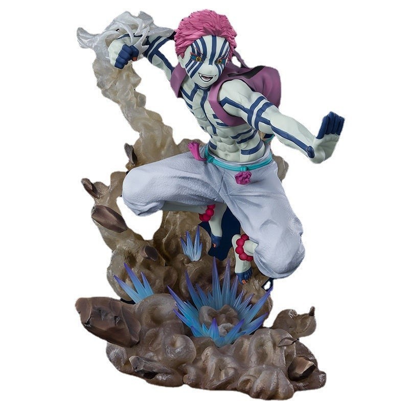 Hot Anime Demon Slayer Action Figures - Uzui Tengen และ Akaza Hakuji ตุ๊กตารูปปั้นของเล่นสะสม