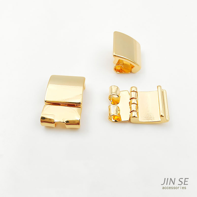 หัวเข็มขัดเชื่อมต่อ 18K 14K Color Retention Watch Buckle Extended diy