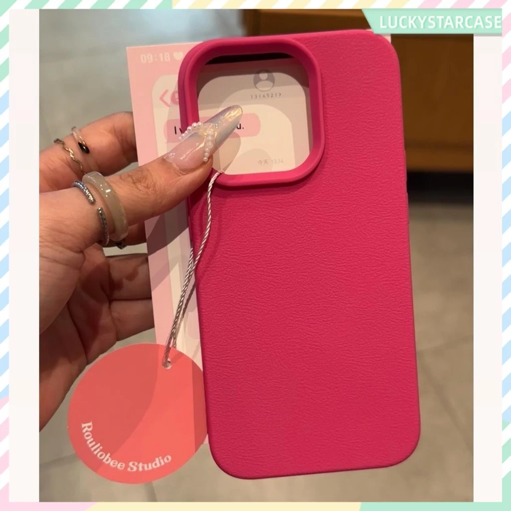 เคสโทรศัพท์ For iPhone 11 13 12 14 15 16 Pro Max 7 8 Plus XR XS X มาการอง เรียบง่าย สีทึบ ซิลิโคนอ่อนนุ่ม เคสกันกระแทก thumbnail 10