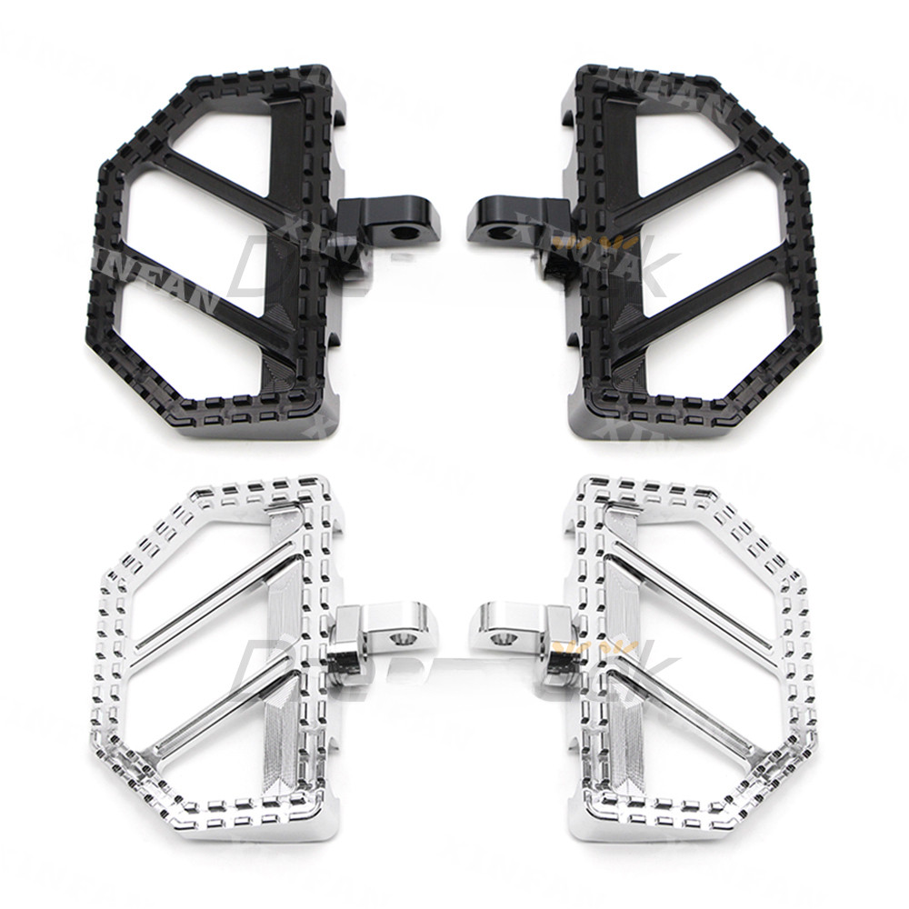 เหยียบเท้า Peg Rest เท้าสําหรับ Harley Softail FXS S Portster XL1200CX XL1200V รถจักรยานยนต์กว้างไขม