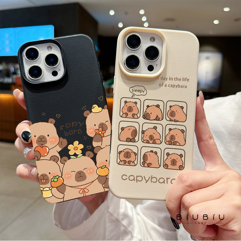 แอปเปิ้ลโทรศัพท์ คาปิบาร่า สำหรับ iPhone เคสไอโฟน 13 12 11 PRO MAX X XS MAX 16 15 14 XR 7/8PLUS จัดส่งจากประเทศไทย
