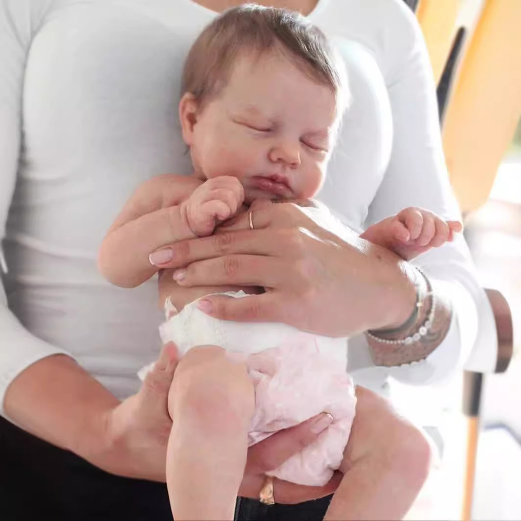 48cm Realistic Reborn Doll Full Silicone Reborn Doll Reborn Doll Cross-border Куклы