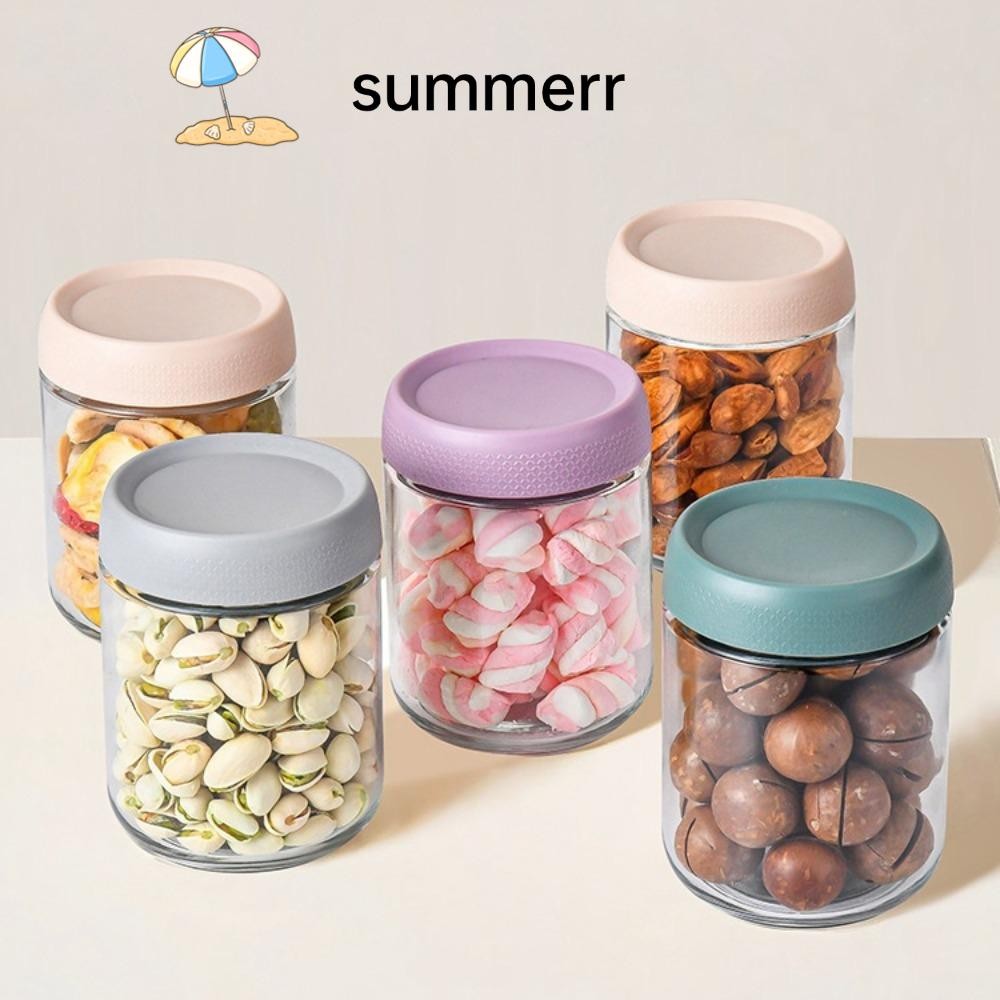 Summerr โอเวอร์ไนท์ภาชนะข้าวโอ๊ต,เครื่องมือเก็บอาหารปากกว้างขวด Prep,พร้อมฝาปิด 480ml 16oz ชามโยเกิร์ตสําหรับขนมขบเคี้ยวเครื่องเทศน้ําตาล