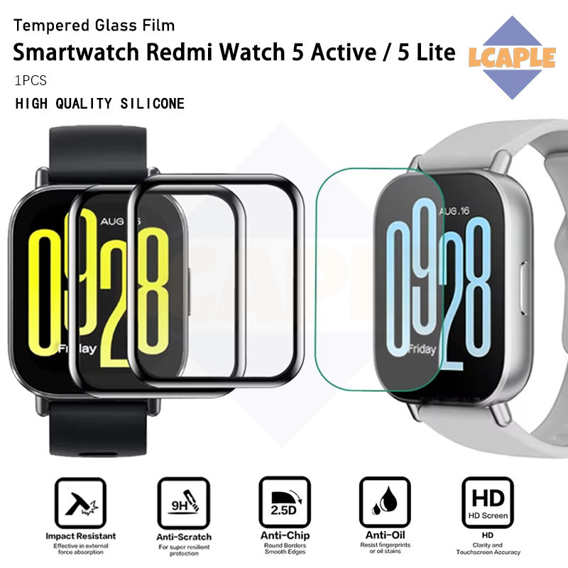ฟิล์มกระจกนิรภัย for Redmi Watch 5 Active อุปกรณ์ฟิล์มป้องกันหน้าจอ for Smartwatch Xiaomi Redmi Watch 5 Lite