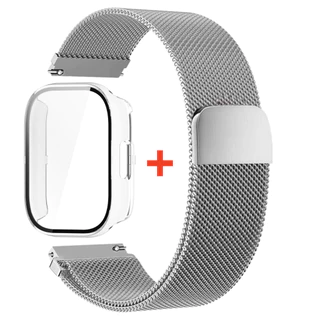 Case+StrapXiaomi Redmi Watch 5 Active Watchband Milanse Loop Strap Stainless Steel Redmi Watch 5 Lite สายรัดข้อมืออุปกรณ์เสริม