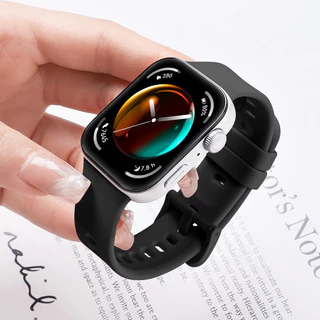 สายยาง TPU อ่อนนุ่ม for Huawei Watch Fit 3 4 สายซิลิโคนกีฬาป้องกันหน้าจออุปกรณ์เสริมกรณี for Huawei Fit 4