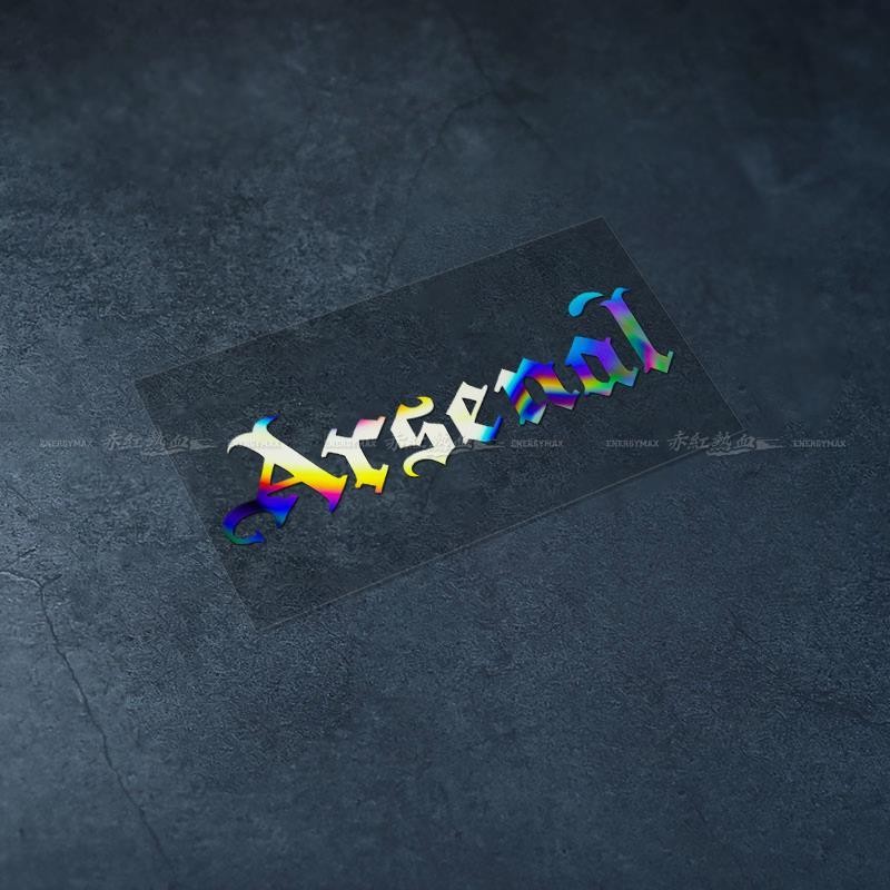 อาร์เซนอลพรีเมียร์ลีกมือรถยนต์สติ๊กเกอร์สะท้อนแสงสติ๊กเกอร์แก้วกันน้ํา - รูปที่ 2