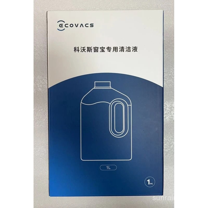 Original ECOVACS WINBOT Cleaning Solution(1L) Compatible with All Winbot W2 OMNI/W2 PRO/W2 PRO OMNI 