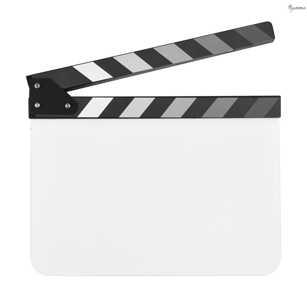 อะคริลิค Clapperboard ฟิล์ม Clapboard ภาพยนตร์ Directors Slate Cut Action Scene Clapper board ฟิล์ม 