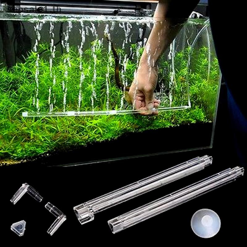 # Sale # พลาสติกใส Air Curtain Diffuser Bar Oxgenen Aerator Aquarium Water Treatment .