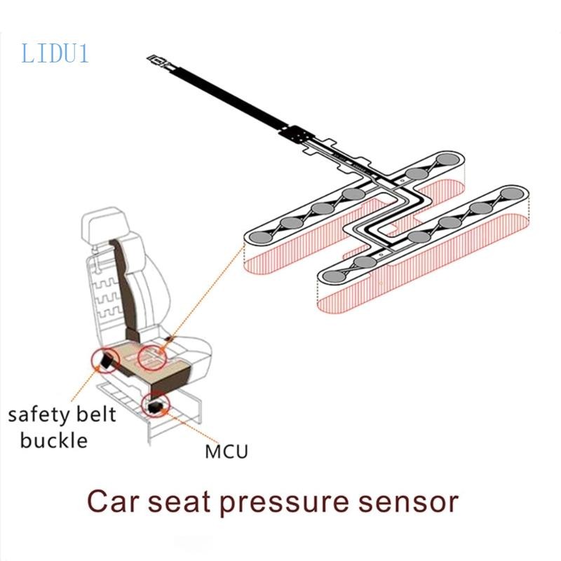 Lidu1 เซ็นเซอร์ความดันเบาะรถยนต์ Occupied Seated Alarm Starter Switch การตอบสนองอย่างรวดเร็ว