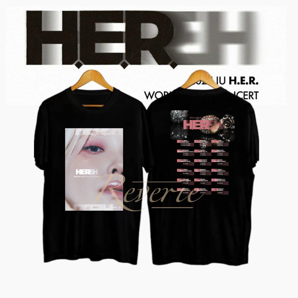 ใหม่ 2025 เสื้อยืด พิมพ์ลาย Kamosu Eu Har Concert World Tour  Baju Nobar Concert Har Lee Ji Yoon Kap