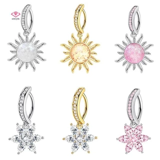 HWETR แฟชั่นประณีต Belly ปุ่มเซ็กซี่เจาะเครื่องประดับผู้หญิง Zircon Navel Barbell แฟชั่น Belly แหวนของขวัญใหม่