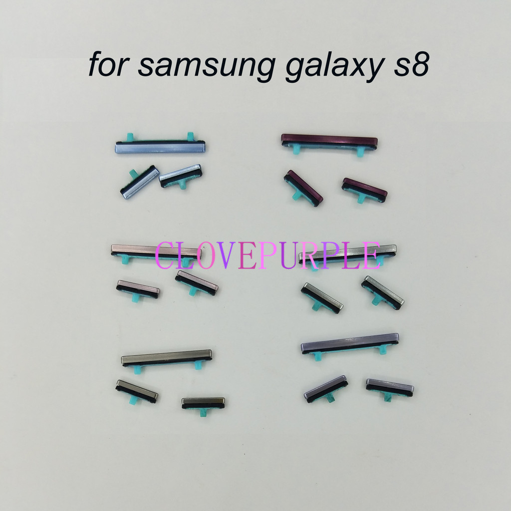 สําหรับ Samsung Galaxy S8 Plus G955 G955F G955FD G955V G955S ที่อยู่อาศัยด้านข้างปุ่มปรับระดับเสียงเ