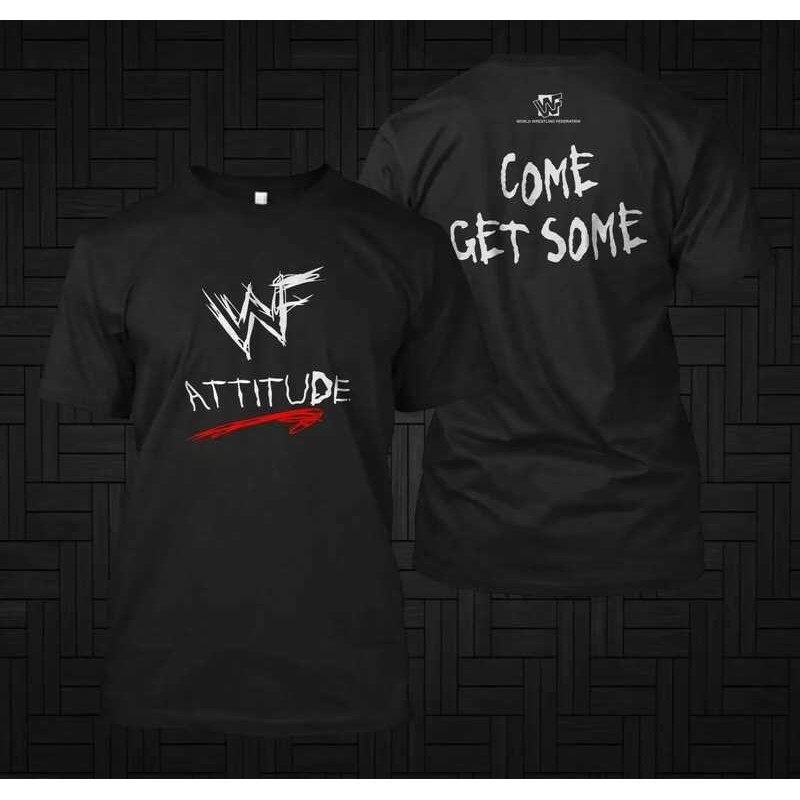 WWF Attitude เสื้อยืดฤดูร้อน O-คอ tees ใหม่เสื้อลําลองขนาดใหญ่ Streetwear แฟชั่นคุณภาพสูงแขนสั้นแห้ง