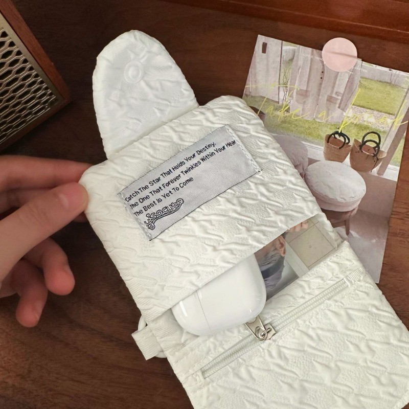 กระเป๋าใส่เหรียญกระต่ายน่ารัก Miffy Rabbit Simple หูฟังกระเป๋า Retro Storage กระเป๋าใส่เหรียญ ID Card Multi-Layer Card Holder ราคา ถูกที่สุด ดีลบีเคเค แกลเลอรีภาพที่ 4
