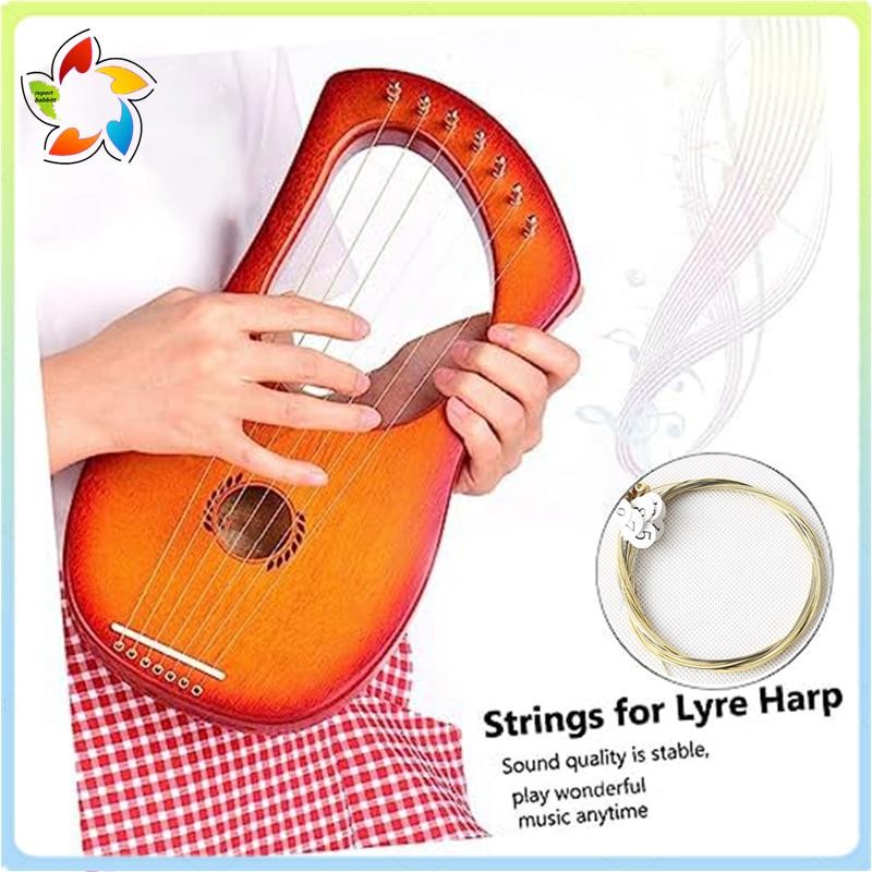 ชุดสายโลหะทดแทน Lyre Harp 16 เส้นสําหรับ Lyre Harp