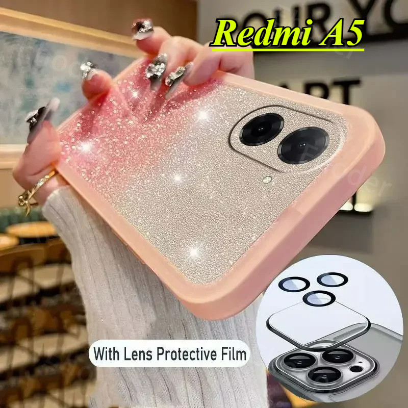 Bling Glitter สําหรับ XIAOMI POCO C71 Redmi A5 2025 4G 5G เคสโทรศัพท์ Soft TPU ชุบสําหรับ POCOC71 C 