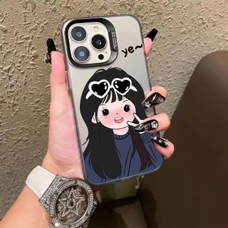 คู่รักการ์ตูนน่ารักเด็กผู้ชายโทรศัพท์นิ่ม เคส IPhone17 13 16 15 11 14 12 Pro Max 7Plus 15 16 8 14 Plus XR XS Max SE 2020